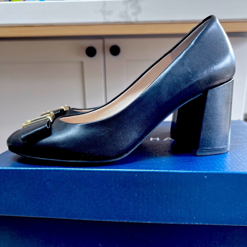 Cole Haan Women's Emory Grand Bow Pump (75mm) in Black